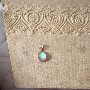 New Moonstone Pendant with Sterling silver 1.25”